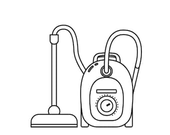 Vacuum Coloring Page