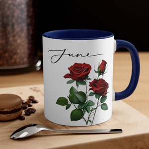 June Flower Coffee Mug, 11oz