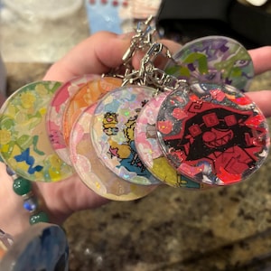 Customizable Character Acrylic Keychains