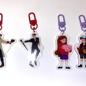 Gravity Falls Double Sided Keychains