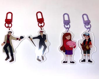 Porte-clés double face Gravity Falls