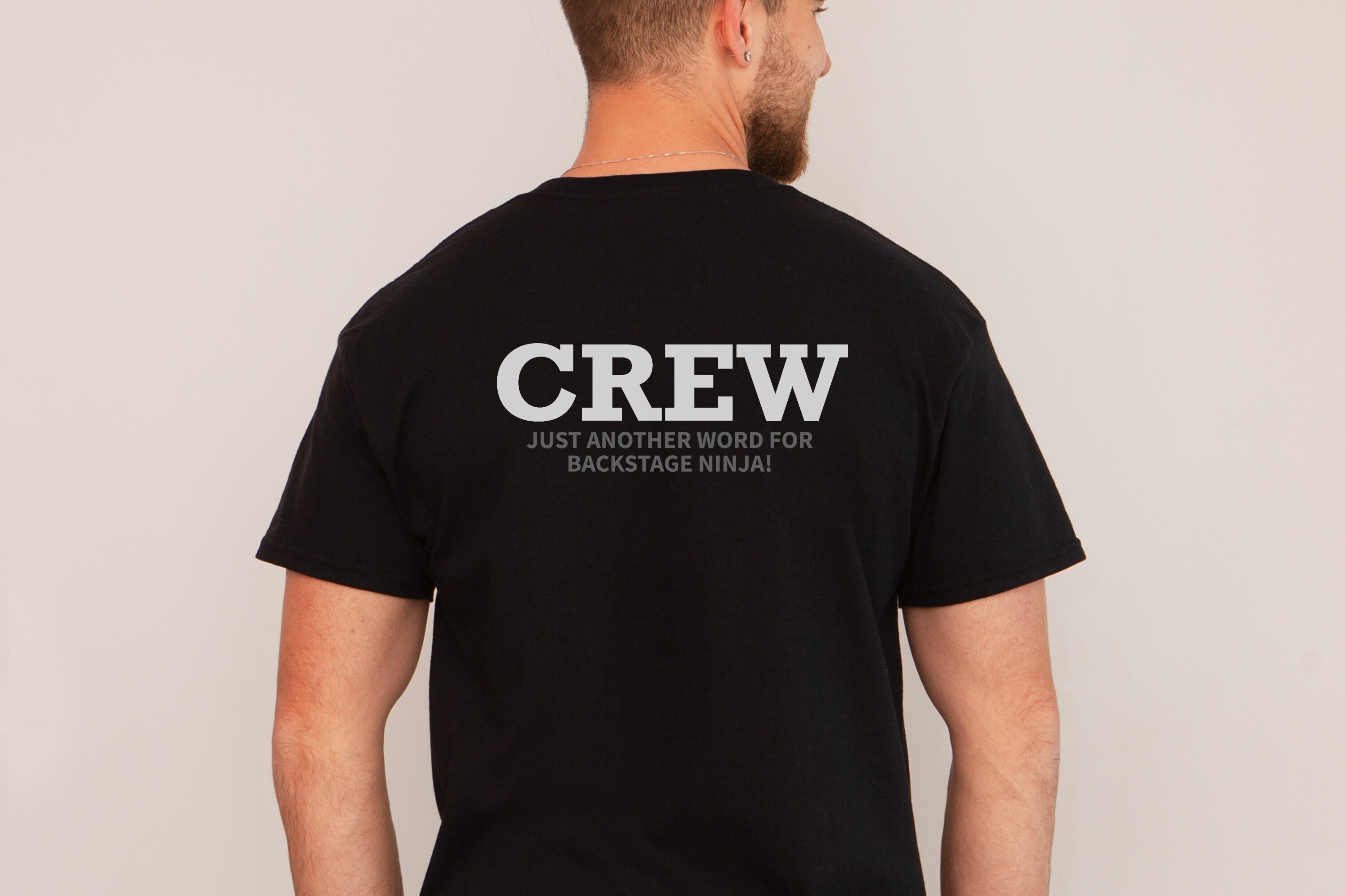 CREW - Backstage Ninja T-shirt - Etsy