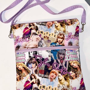 18 Inch Taylor Swift Backpack School Bag Black Red Blue - giftcartoon