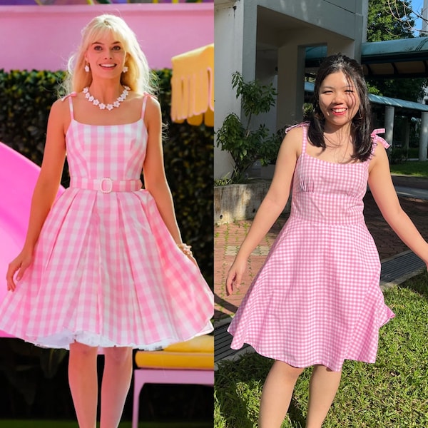 Shop Gingham Barbie Dress Online - Etsy