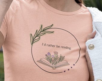 Rather Be Reading Tee | Book Lover Unisex Shirt