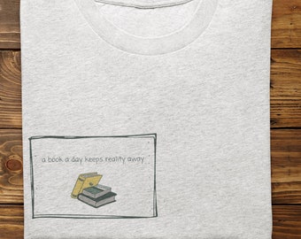A Book a Day Unisex Tee | Escape Reality with Your Favorite Book