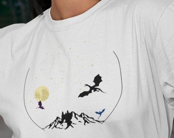 Fantasy Novel Unisex Tee | Inspired by the Fourth Wing and Iron Flame Series