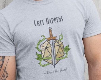 Camiseta unisex "Abraza el Caos de DnD" / Camiseta de Dungeons and Dragons