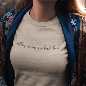 Fae High Lord Unisex Tee | Perfect for Book Lovers Fantasy Enthusiasts