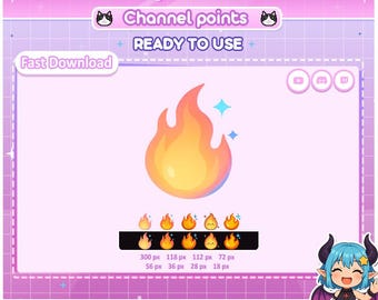 Puntos de canal de Twitch: paquete Flame de Aztra Studio