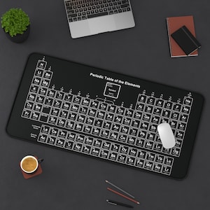 Periodic Table Desk Mat Mouse Pad