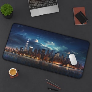 New York City Skyline From the Water XL Desk Mat