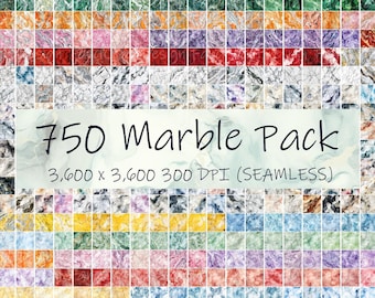 Marble Digital Paper 750 Pack Seamless Marble Digital Paper Patterns Backgrounds Scrapbooks Marble Texture Bundle Commercial Use JPG 300 DPI