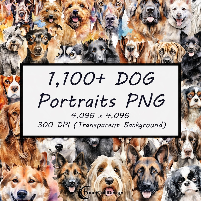 Watercolor Puppy Clipart - Etsy