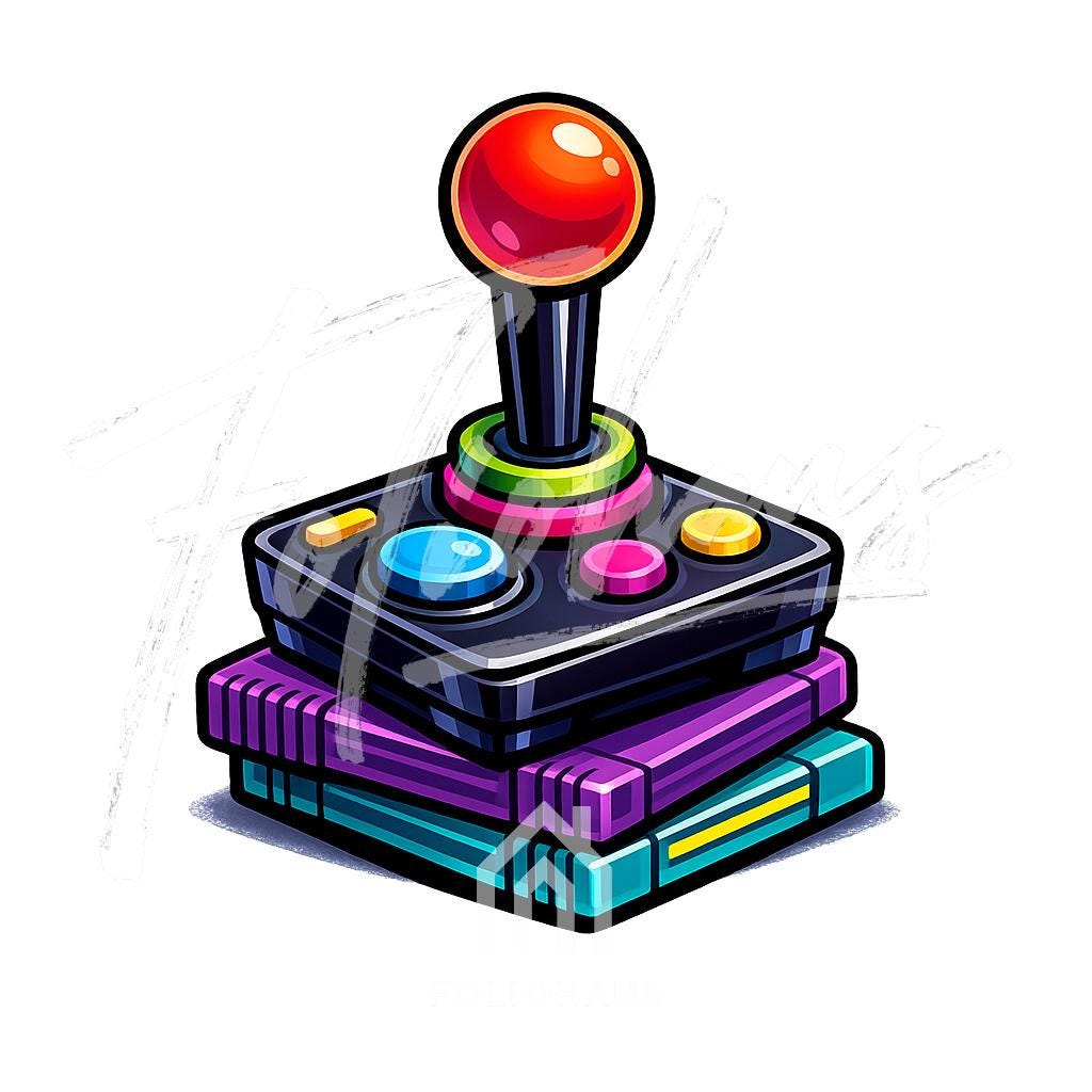 Seamless Retro Arcade Digital Textures | 10 PNG | Transparent ...