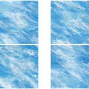 24 Blue Sky SEAMLESS Digital Paper Soft Gradient Paint Texture Pack ...