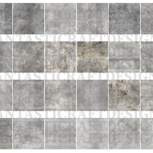 24 Concrete Digital Paper Texture Pack Seamless Different Patterns ...