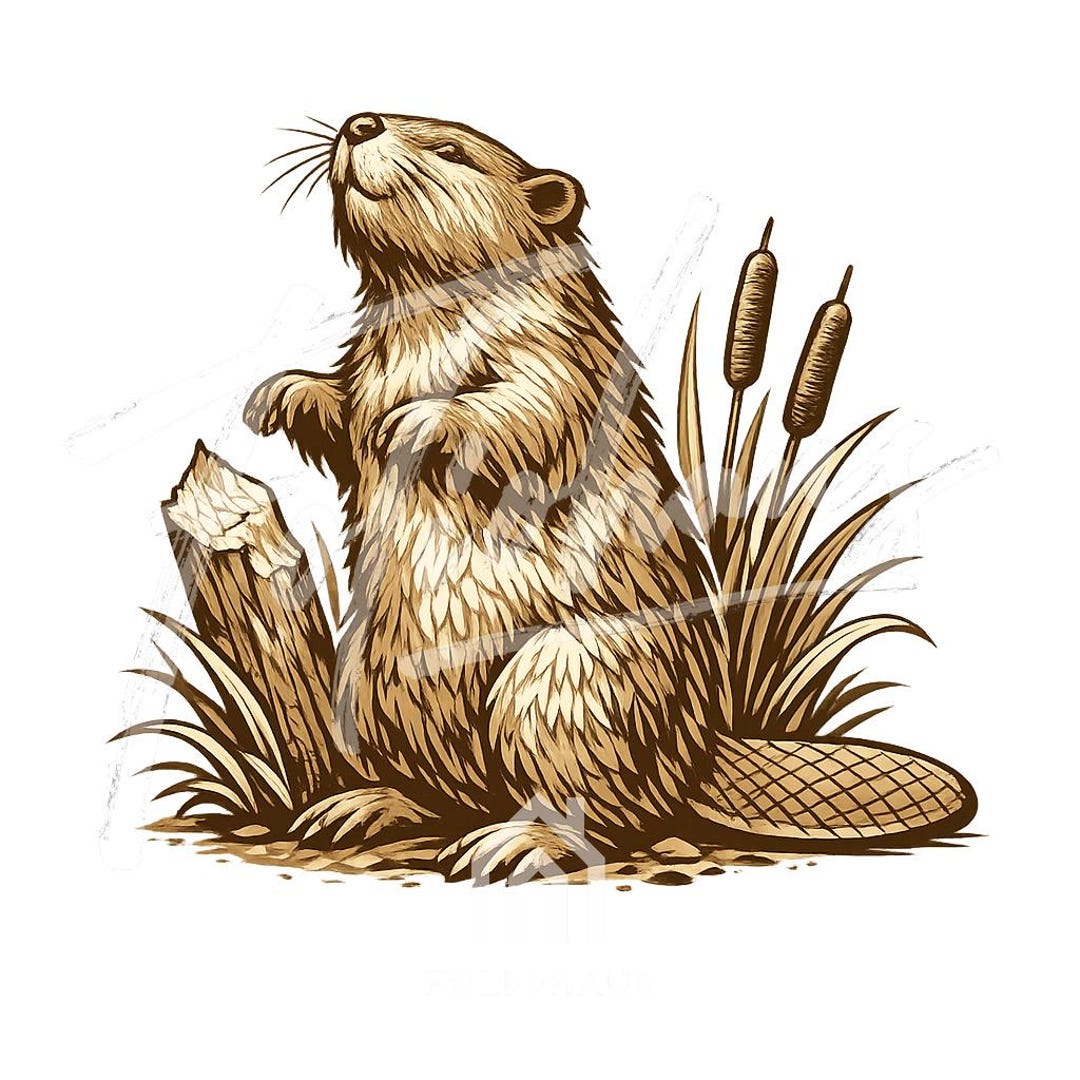 Detailed Beaver Illustrations Collection | 15 PNG | Transparent ...