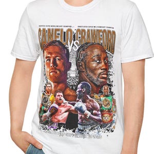 カネロvsクロフォードグラフィックTシャツ カネロ vs クロフォード