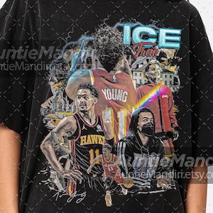 Ice Trae Young Vintage Bootleg Shirt: NBA Fan Merch