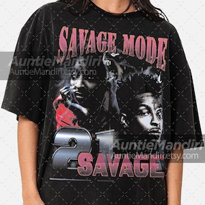 Vintage 21 Savage T-Shirt, Unisex Softstyle Tee, Hip Hop Gift, Limited Edition Shirt, Men Women Tee