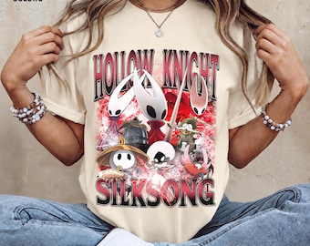 Comfort Colors Hollow Knight Silksong T-Shirt - Game Of The Year Unisex Sweatshirt, Video Game Shirt, Gift Idea For Gamer IJN FD