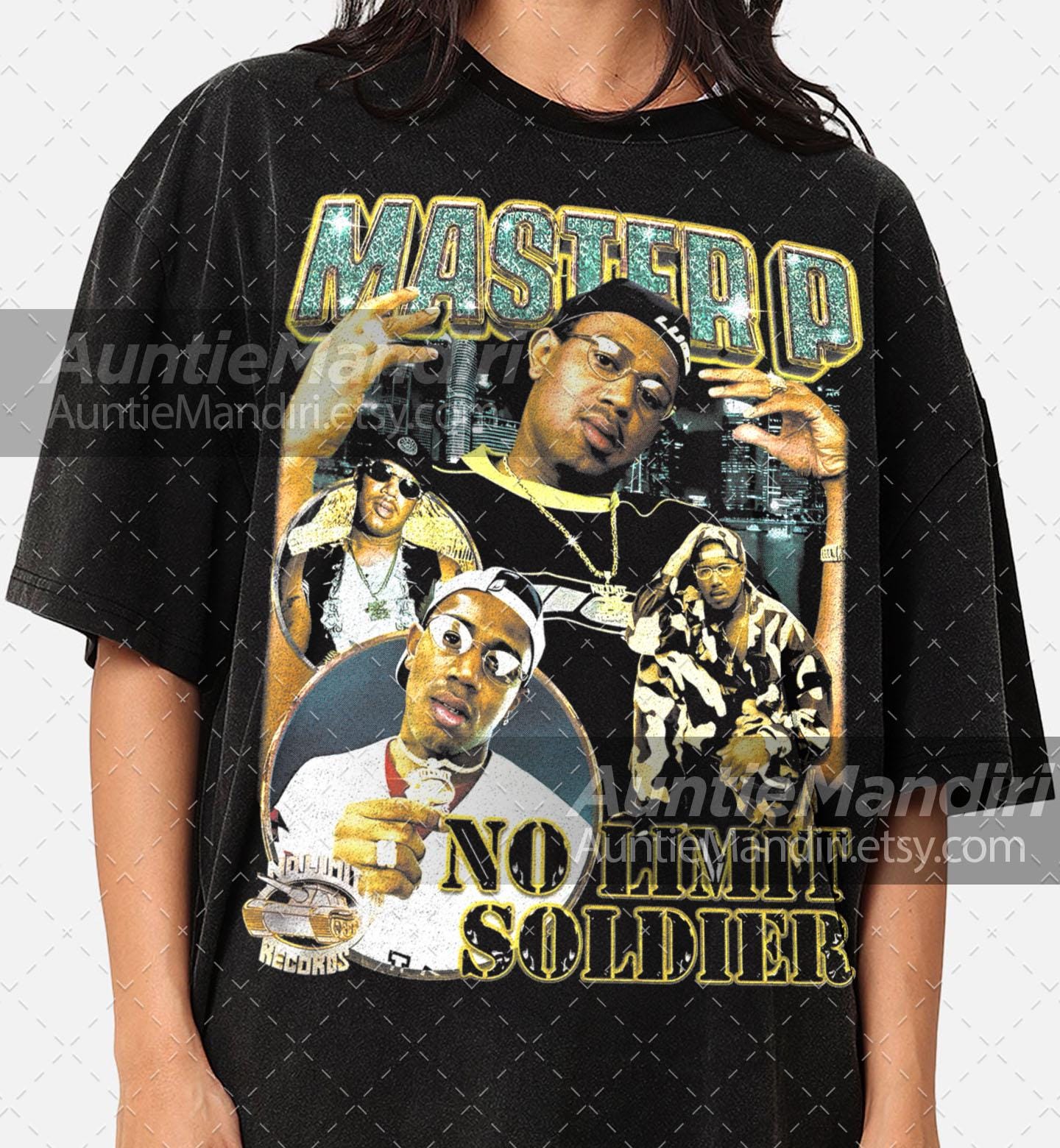 no limit soldier ゲームシャツ no limit records Master P Comfort Colors Tee, No Limit Soldier Album T-shirt