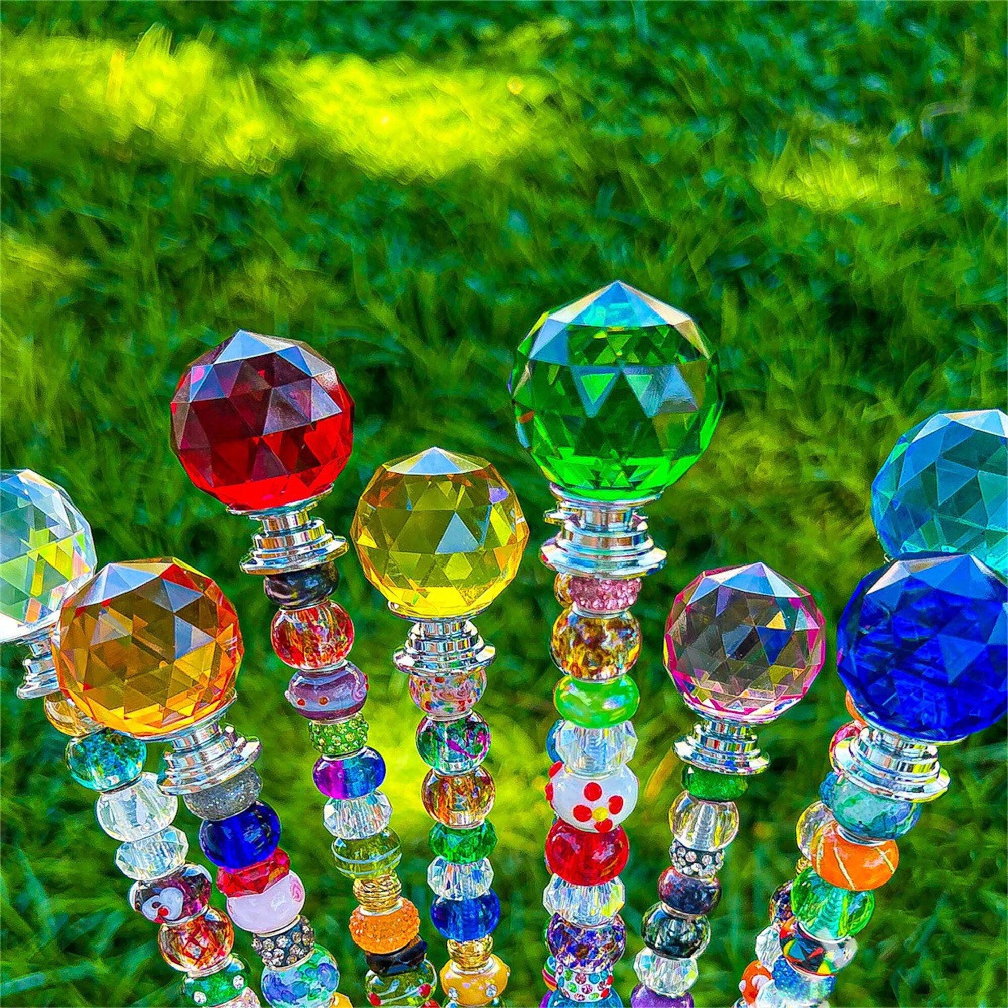 Suncatcher Garden Stakes Plankt Stake Handmade Garden Decor Etsy UK