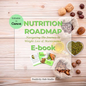 Weight Loss E-book for Women | Learn Nutrition, Portion Control & Mindful Eating | Printable Guide for Healthy Living | Self-Help Diet Book