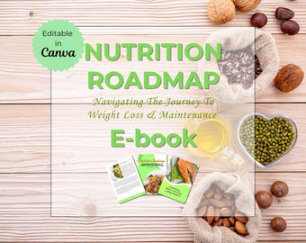 Weight Loss E-book for Women | Learn Nutrition, Portion Control & Mindful Eating | Printable Guide for Healthy Living | Self-Help Diet Book