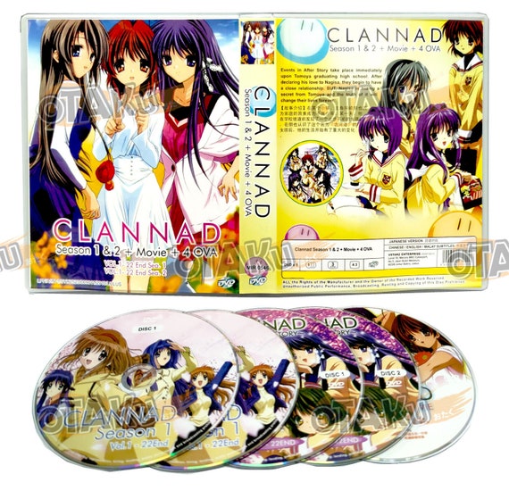 DVD Anime CLANNAD Complete Boxset Season 1&2 + Movie + 4 OVA