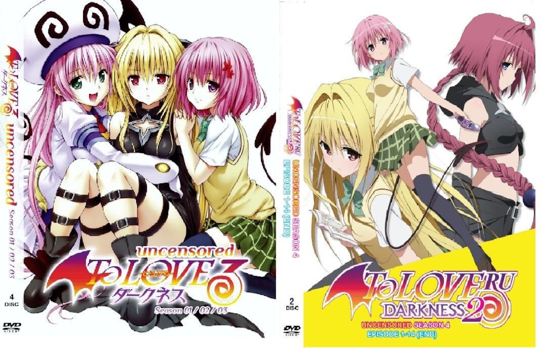 To LOVEる -とらぶる- (シーズン 1-4) *無修正* アニメ DVD ボックス