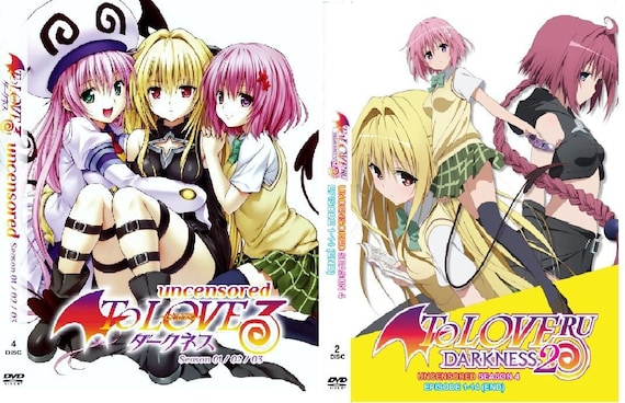 To Love RU (season 1-4) *uncensored* Animation DVD Box Set