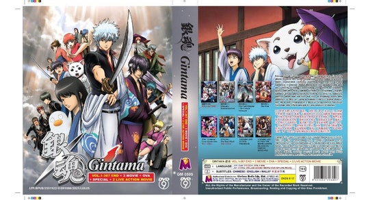 Anime DVD Gintamas Complete Series Vol.1-367 + 3 Movie + OVA + 2