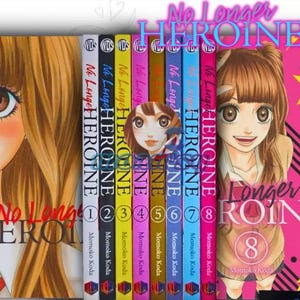 No Longer Heroine English Volume 1-8 Full Set Comic Books New by Momoko Koda Fast Shipping