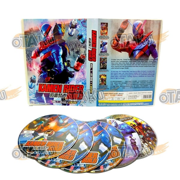 DVD Masked Kamen Rider Build Vol.1-49 End (2017) + 4 films Engelse ondertiteling