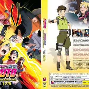 ANIME-dvd ~ Borutos: The Next Generations (1-279) Engelse ondertiteling en regio's Gratis expresverzending