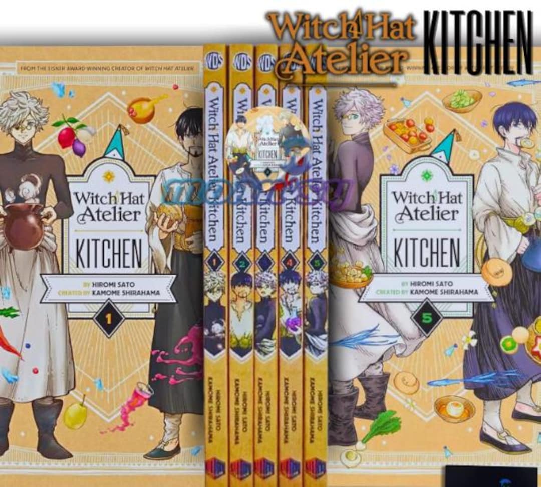 Witch Hat Atelier Kitchen Manga English Vol 1-5 Full Set by Hiromi