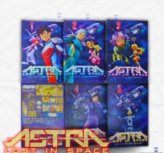 ASTRA LOST IN SPACE DVD 6巻セット ASTRA Lost in Space Manga English Vol 1-5 Full Set New Kenta