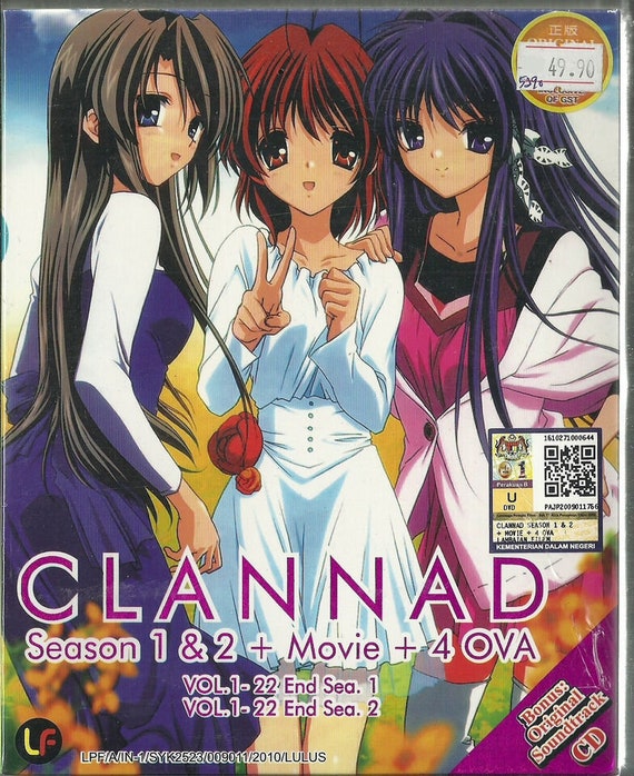 DVD Anime CLANNAD Complete Boxset Season 1&2 + Movie + 4 OVA