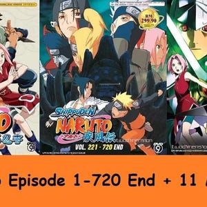 ANIME DVD ~ Engels nagesynchroniseerde ~ Naruto's (1-720 einde + 11 film) Gratis expresverzending