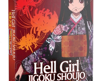 Hell Girl Jigoku Shoujo Season 1-4 + Live Action Movie Dvd(ep 1-90