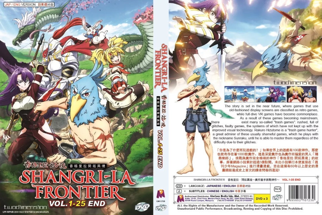 ANIME DVD~ English Dubbed~ Shangri-la Frontier(1-25end) All Region