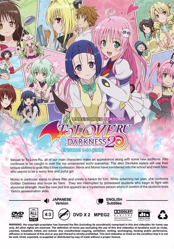 To LOVEる　OVA DVD Anime To Love Ru Complete Season 1-4 Vol 1-64 End + 8 OVA