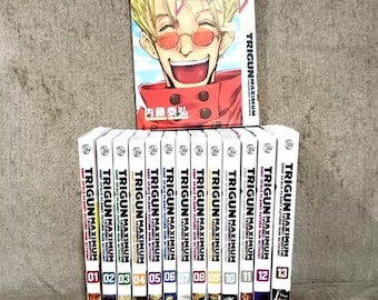 Trigun Maximum Manga Vol.1-14 Complete Set END by Ysuhiro Nightow
