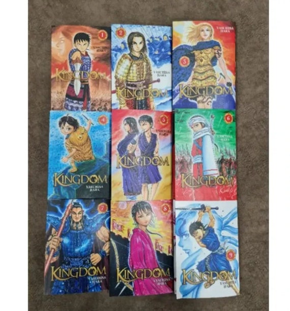 原泰久著『キングダム』(1-13巻)英語版コミック全巻セット 迅速発送