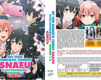 DVD My Teen Romantic Comedy SNAFU Season 1-3 (ep 1-38 End