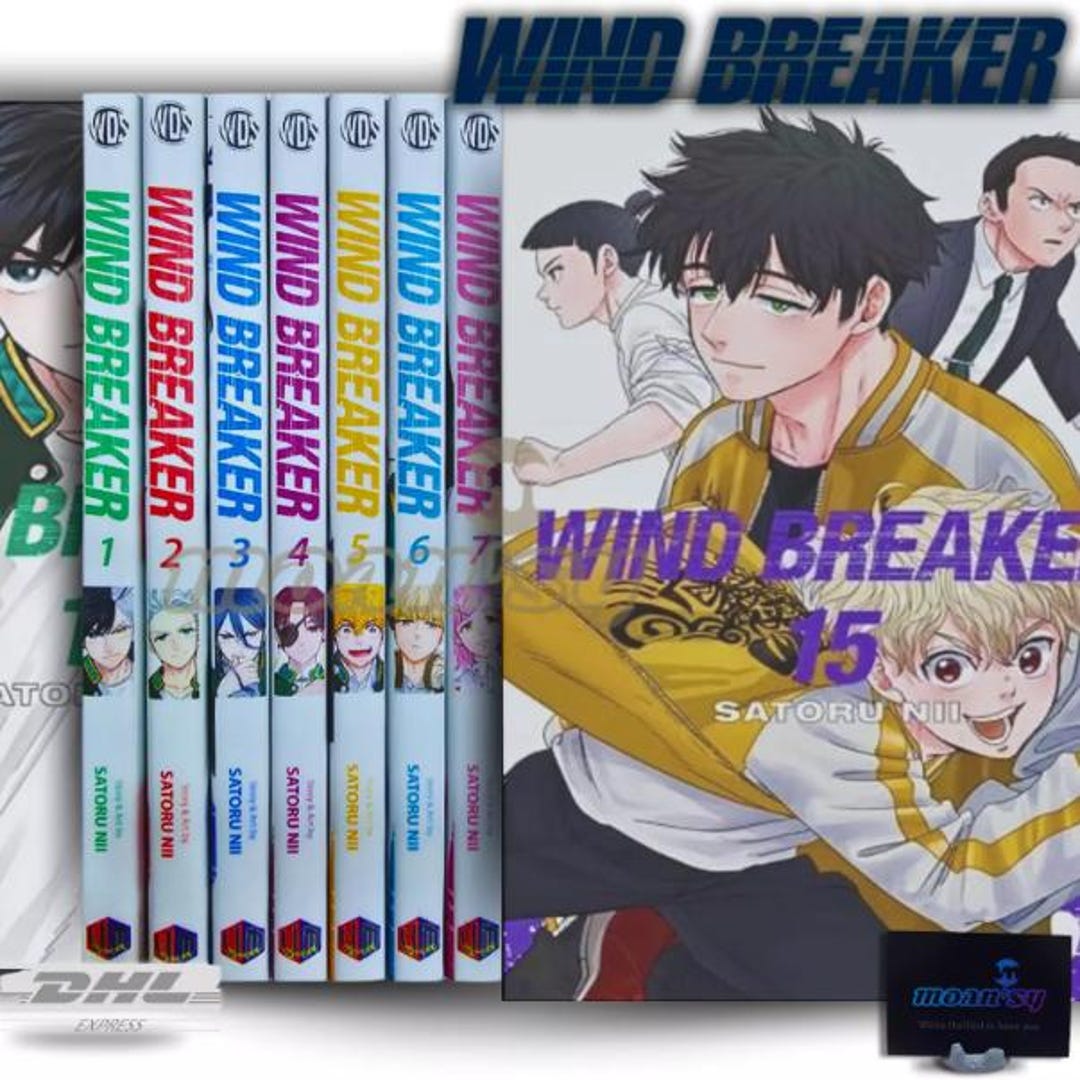 Wind Breaker Manga English Volume 1-15 Full Set Comic Books New by