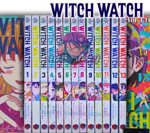 Witch Watch Manga English Vol 1-13 Full Set Comic Books New by