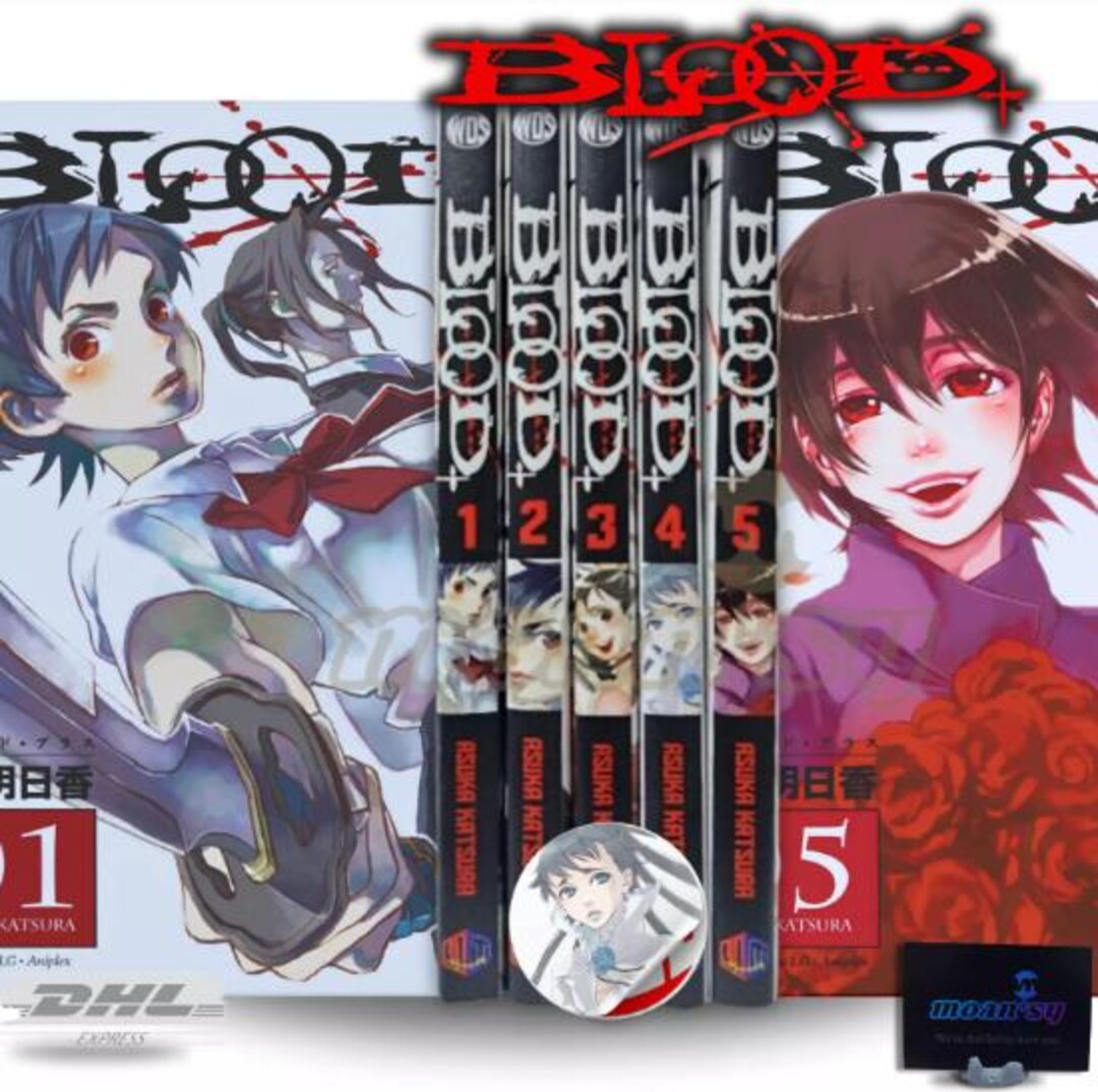 Blood+ Manga Volume 1-5 English Full Set Comic Books New by Asuka ...